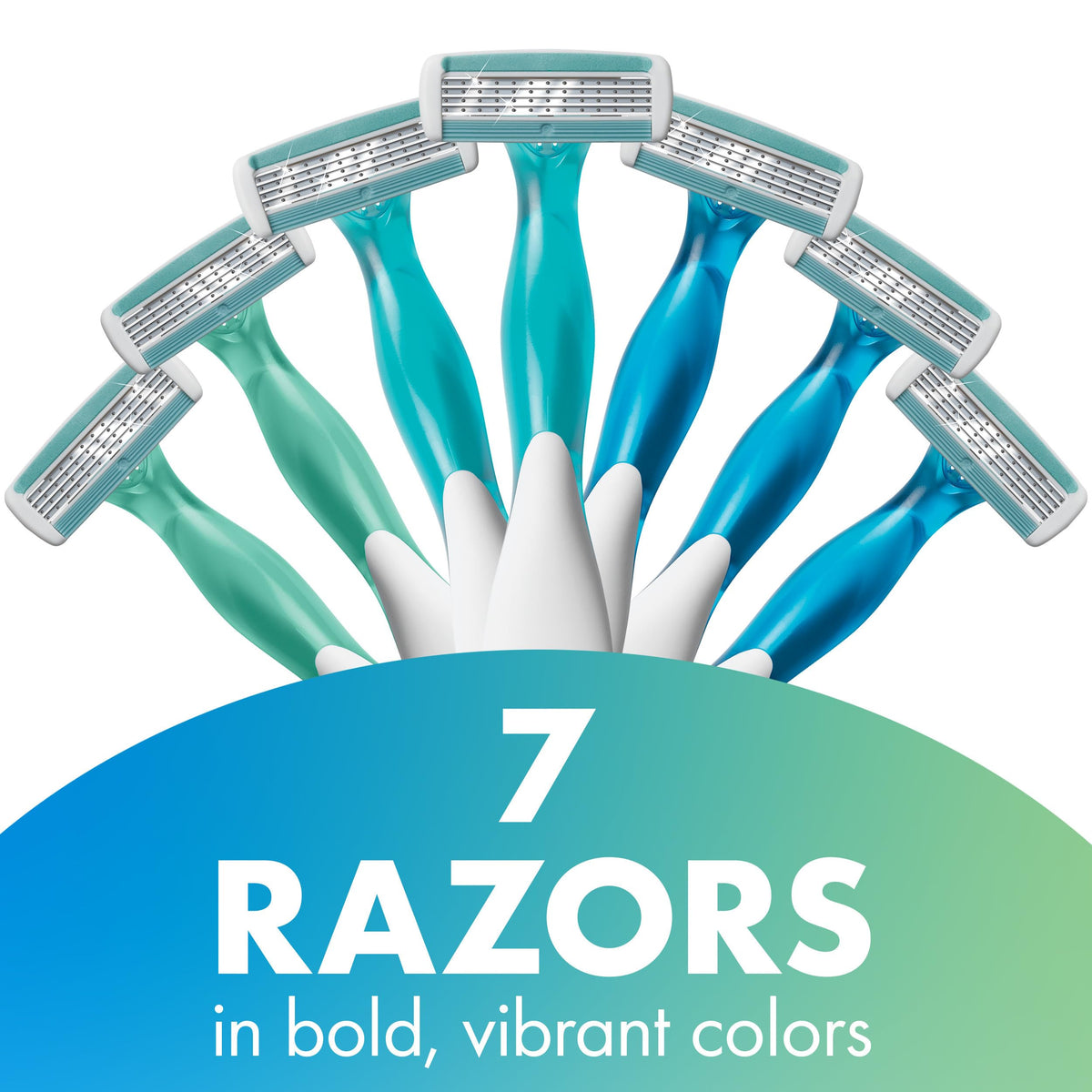 BIC Soleil 4 Razor in lifestyle setting with beach background