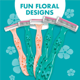 BIC Soleil razor showing pivoting head feature