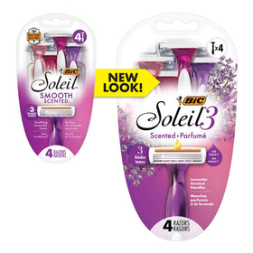 BIC Soleil Twilight Disposable Razor lavender scent feature