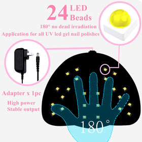 BIGBEAR UV Nail Lamp portable design with hands placed inside