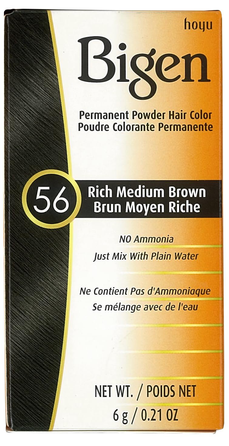 Bigen hair color powder with gloves and tray included