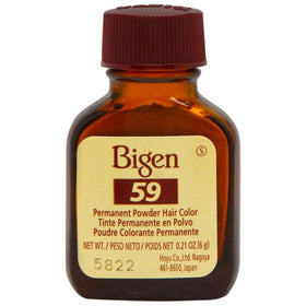 Bigen Permanent Powder Hair Color 59 Oriental Black packaging