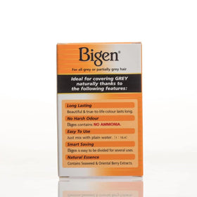 Bigen Powder Hair Color #88 Blue Black results on hair