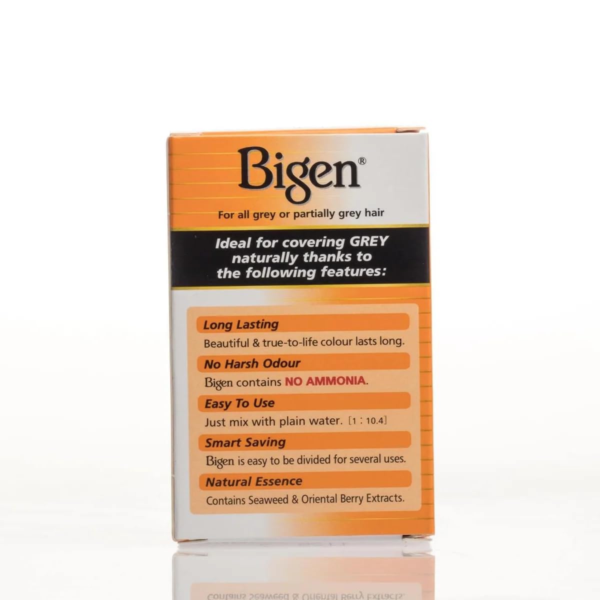 Bigen Powder Hair Color application process