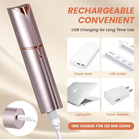 bikurpia Facial Hair Removal Device with two replacement heads