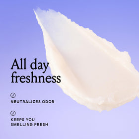 Billie All Day Deodorant Santal Blossom texture close-up