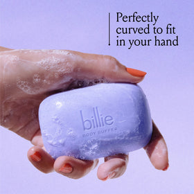 Billie Body Buffer in a bathroom setting