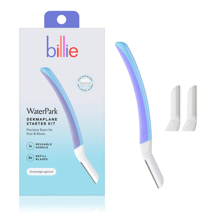 Billie Face Razor for Women with handle and blade refills