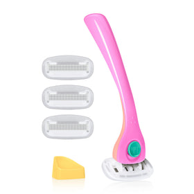 Billie Razor for Women Malibu model front view with ergonomic handle