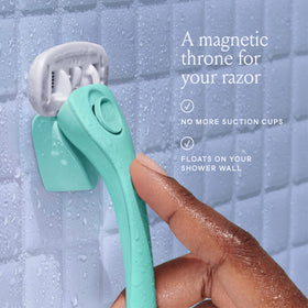 Billie razor refills displayed alongside handle