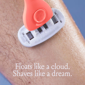 Billie razor with aloe shave soap close-up
