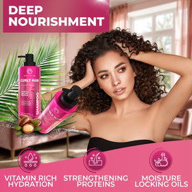 BINGO HAIR CARE Curly Shampoo and Conditioner Set side view