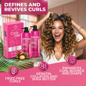BINGO HAIR CARE Curly Shampoo bottle with label