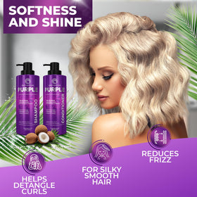 BINGO HAIR CARE Purple Conditioner texture close-up