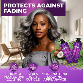 BINGO HAIR CARE Purple Shampoo texture close-up