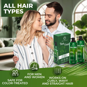 BINGO HAIR CARE Tea Tree Shampoo texture on hand