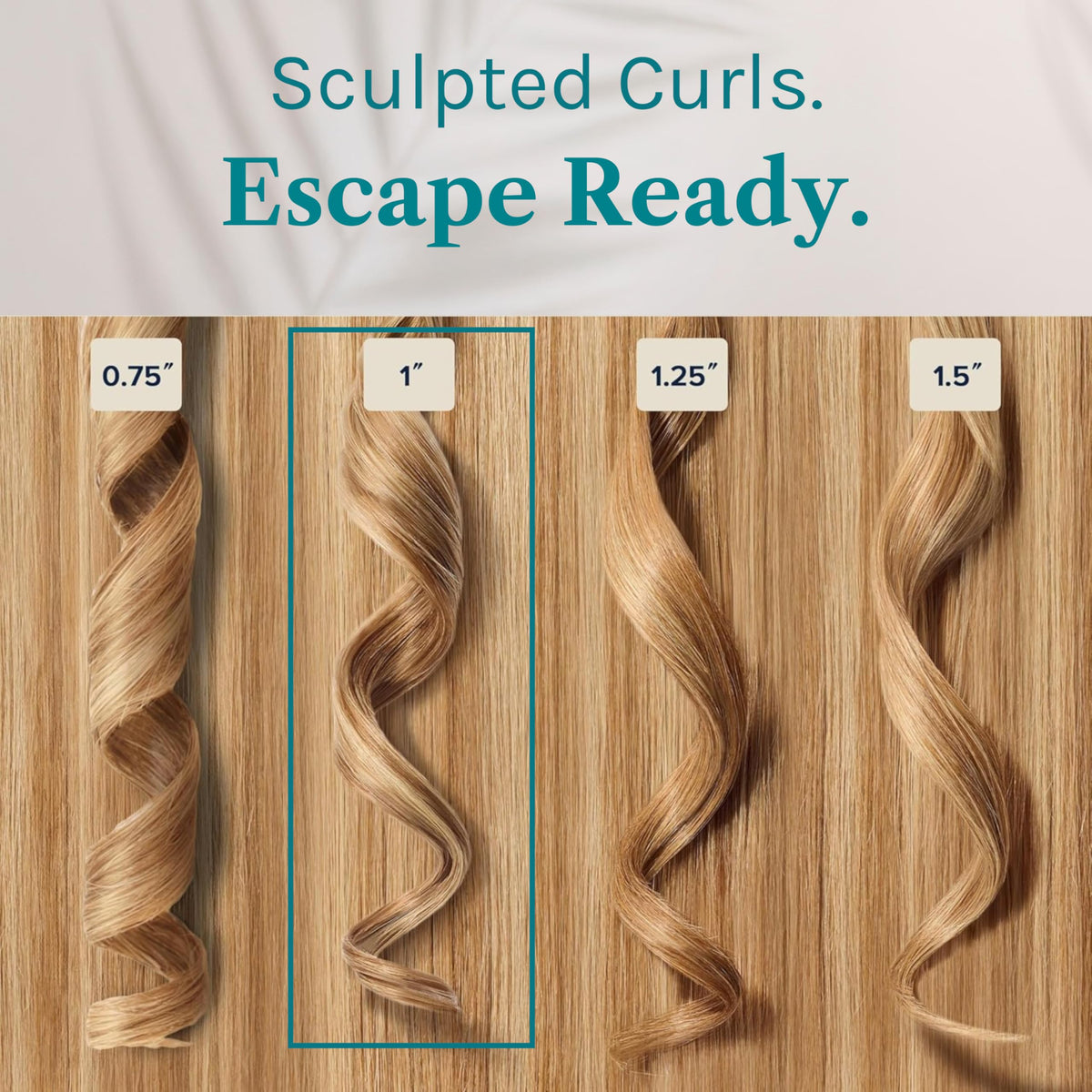 BIO IONIC Long Barrel Curling Iron in use on long hair
