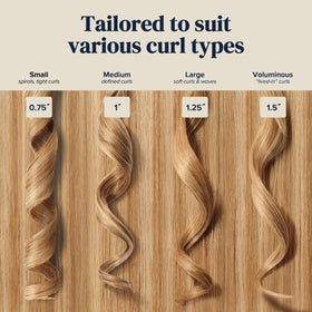 BIO IONIC Long Barrel Curling Iron in use styling hair