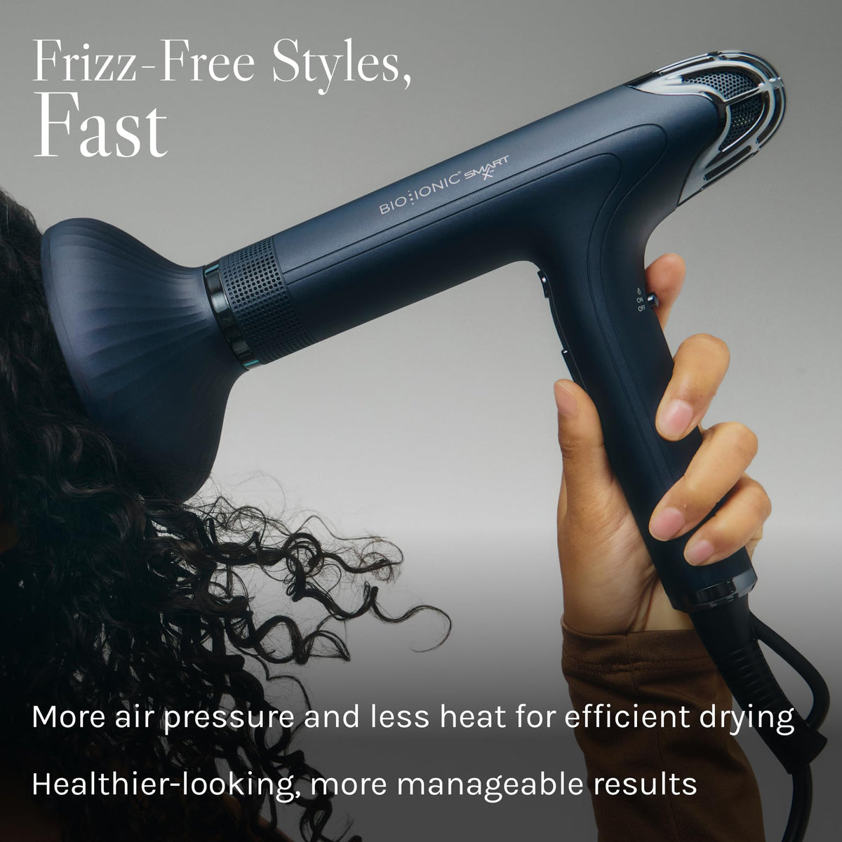 BIO IONIC SMART-X Hair Dryer close-up of the diffuser