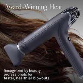 BIO IONIC SMART-X Hair Dryer showing heat and speed settings
