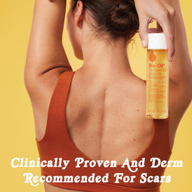 Bio-Oil body oil serum bottle with natural ingredients