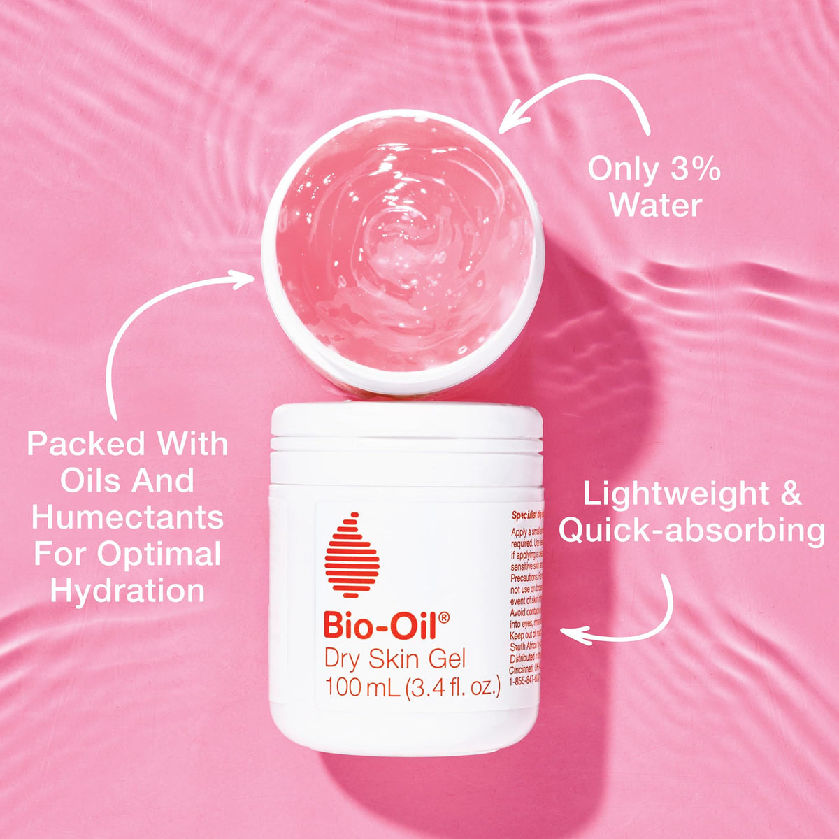 Bio-Oil Dry Skin Gel texture close-up