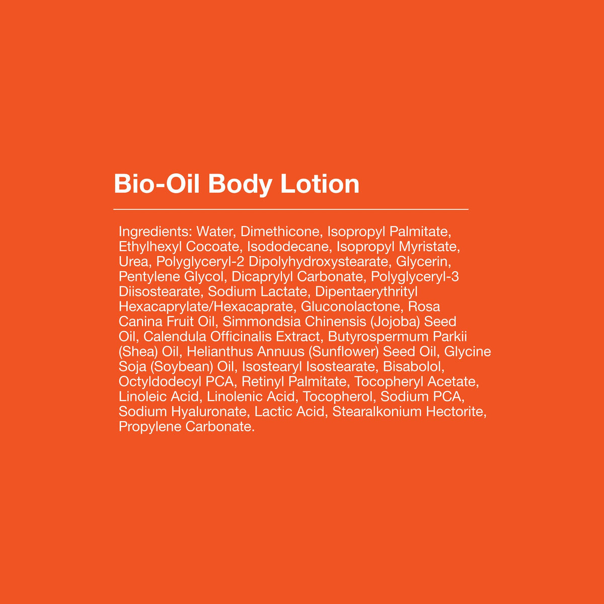 Bio-Oil Moisturizing Body Lotion with a plant background