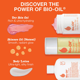 Bio-Oil serum texture on a hand