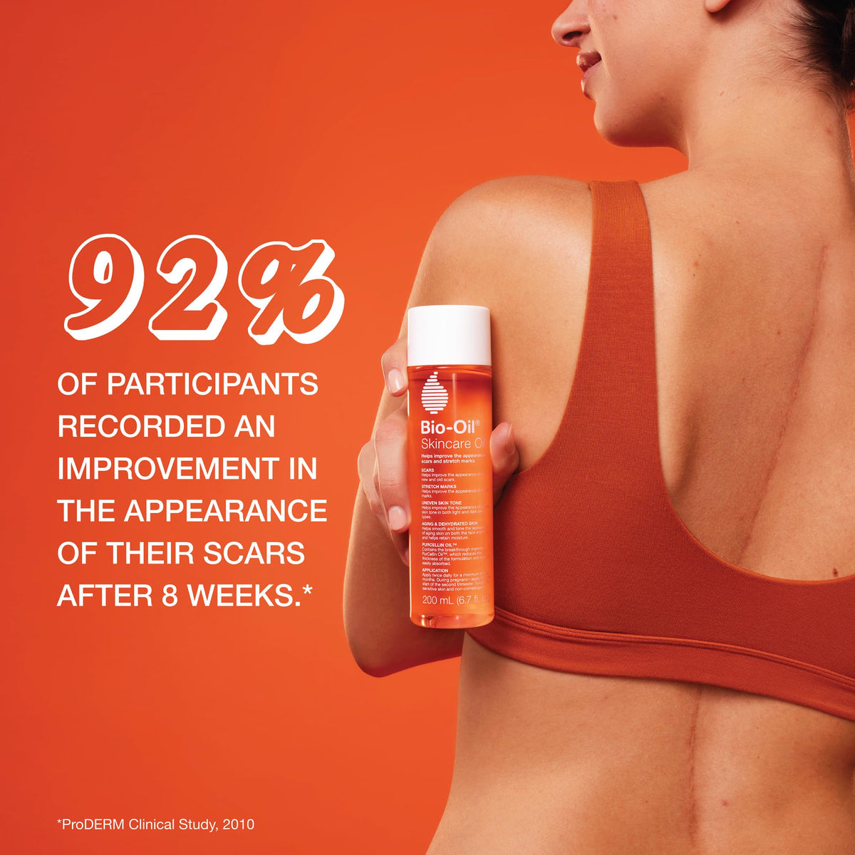 Bio-Oil Skincare Body Oil Serum application on skin