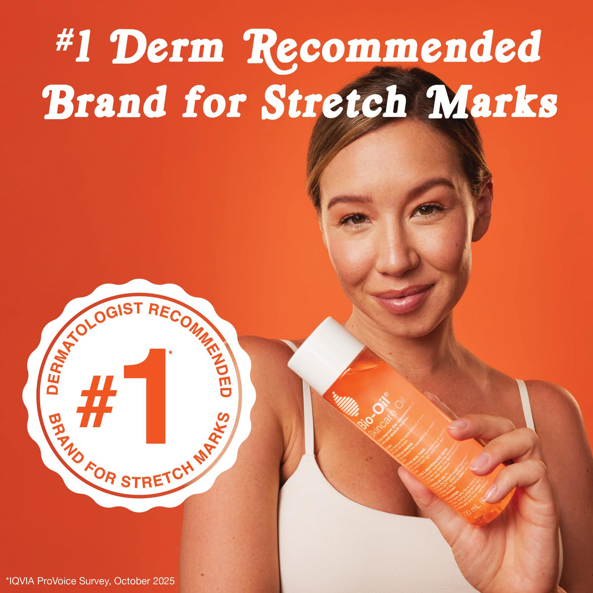 Bio-Oil Skincare Body Oil Serum bottle with natural oils