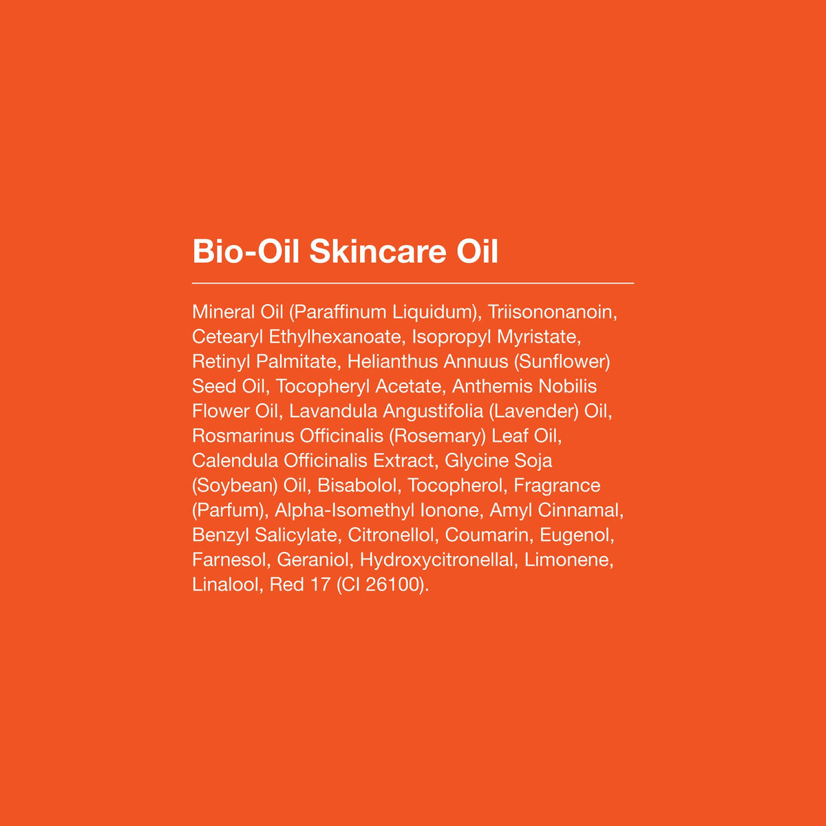 Bio-Oil Skincare Body Oil Serum with natural ingredients