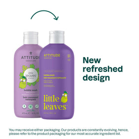 BIO SPECTRA ATTITUDE Bubble Wash for Kids back view with ingredient list