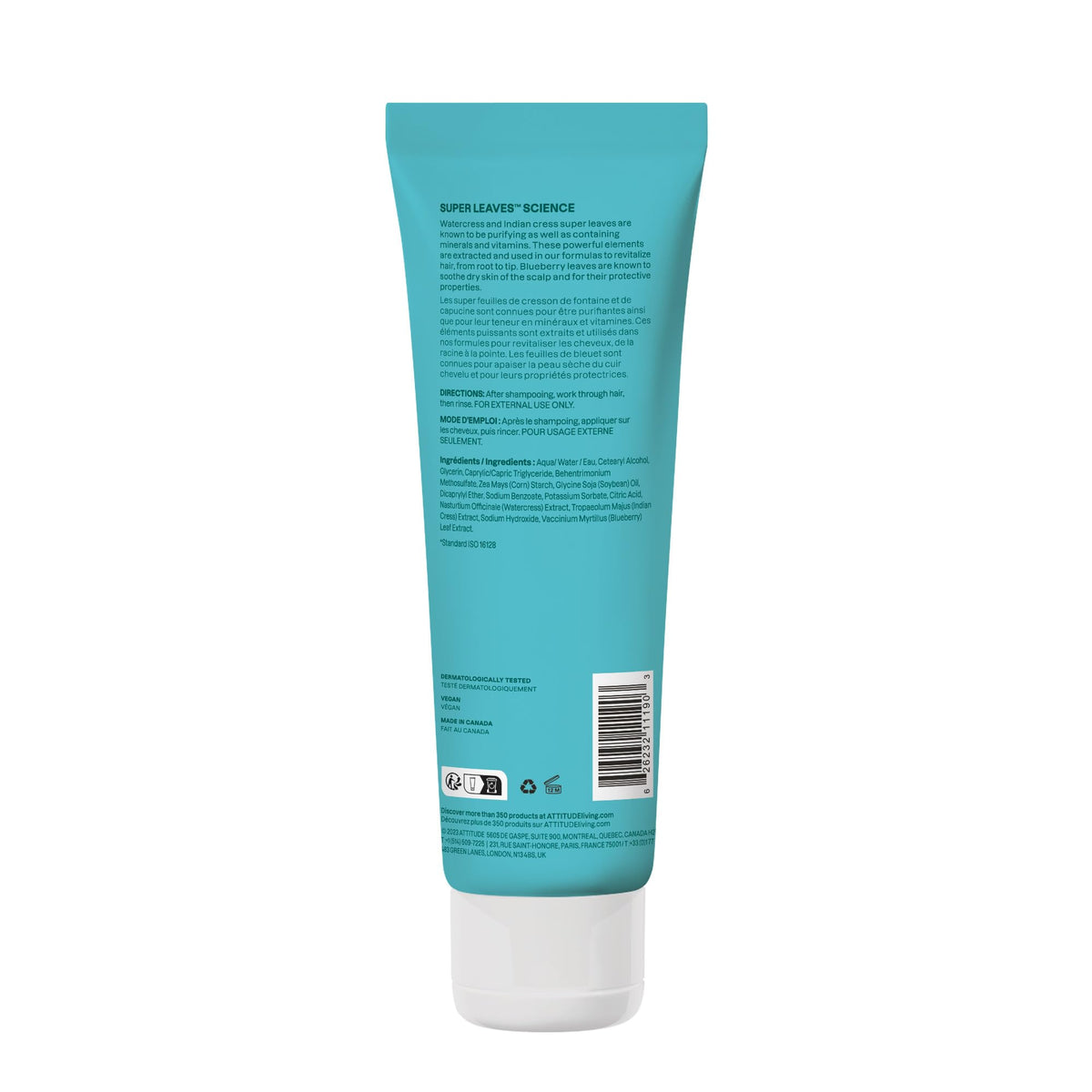 BIO SPECTRA ATTITUDE Extra Gentle Hair Conditioner in bathroom setting