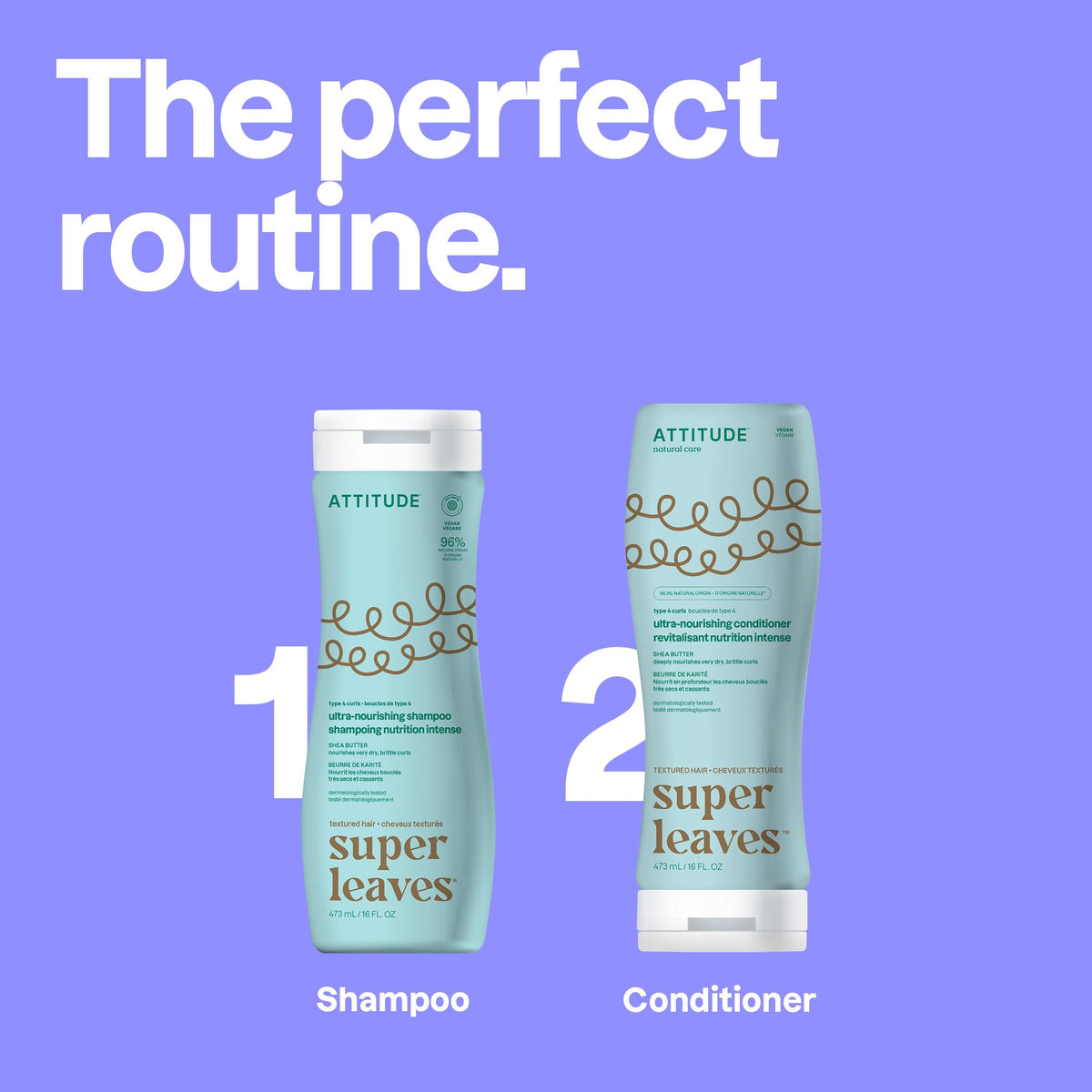 BIO SPECTRA ATTITUDE Ultra-Nourishing Shampoo open cap showing texture