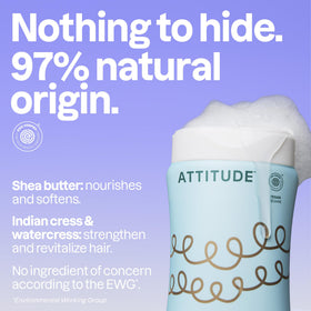 BIO SPECTRA ATTITUDE Ultra-Nourishing Shampoo side view with shea butter
