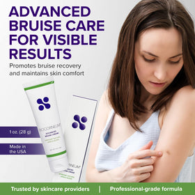 BIOCORNEUM Bruise Cream back view with ingredients