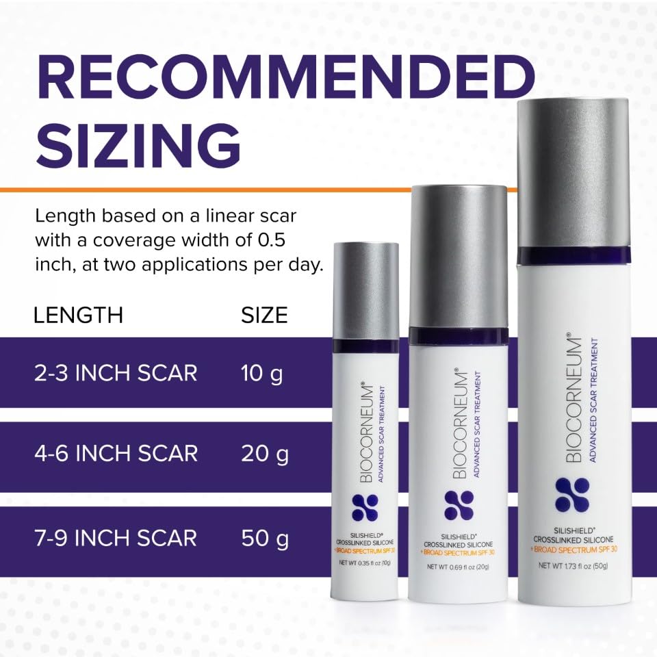 BIOCORNEUM Silicone Scar Gel 10g with packaging