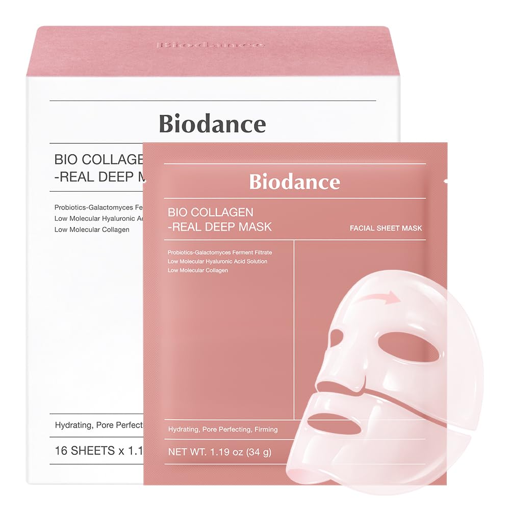 BIODANCE Bio-Collagen Real Deep Mask front view with packaging