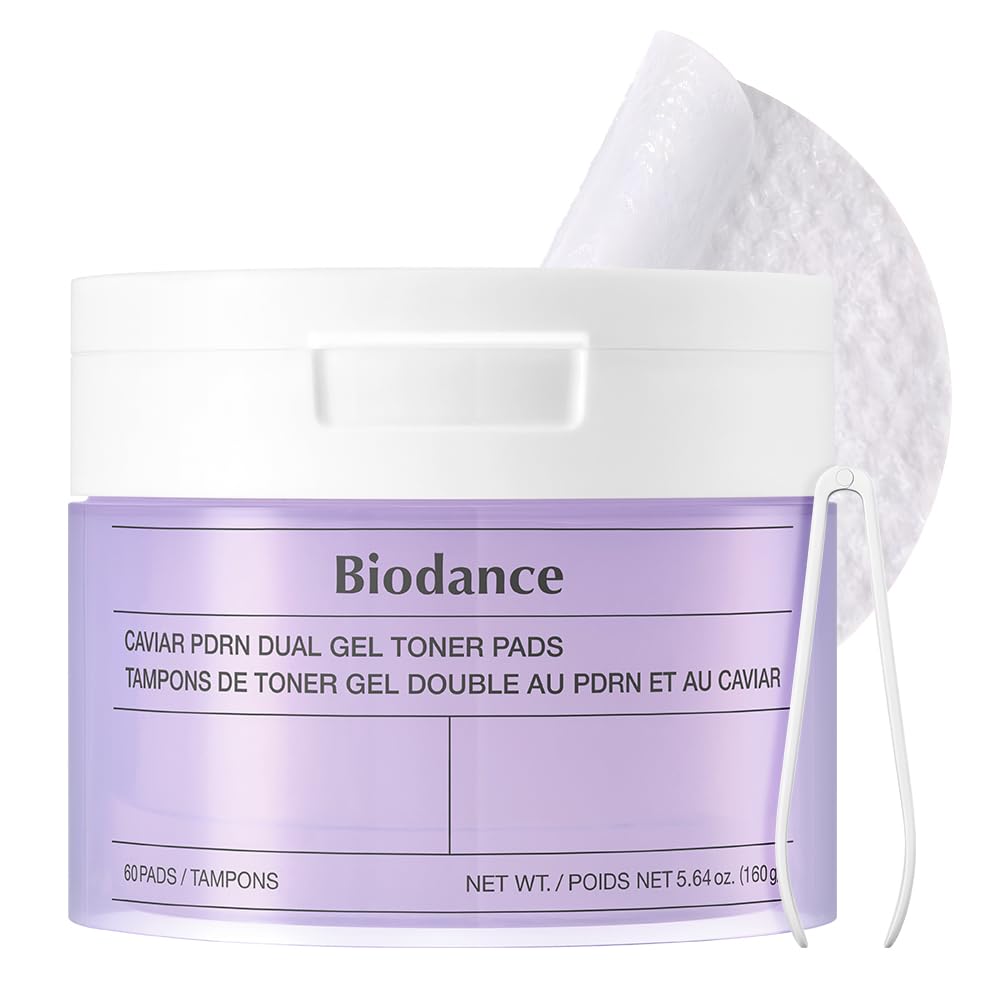 BIODANCE Caviar PDRN Dual Gel Toner Pads packaging front view