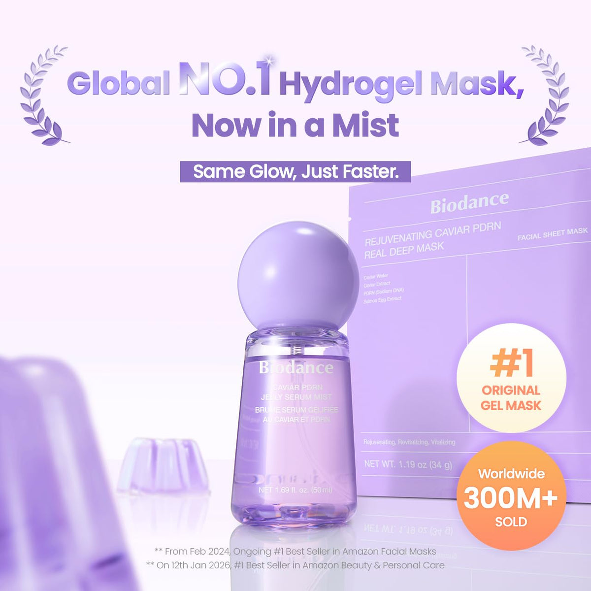 BIODANCE Caviar PDRN Jelly Serum Mist packaging