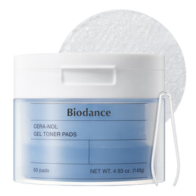 BIODANCE Cera-nol Gel Toner Pads front view with packaging