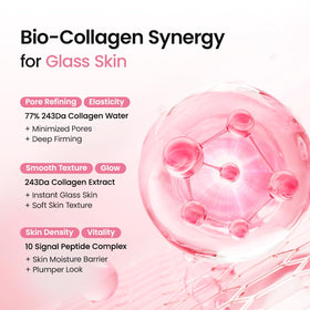 BIODANCE Collagen Peptides Jelly Serum Mist showing texture