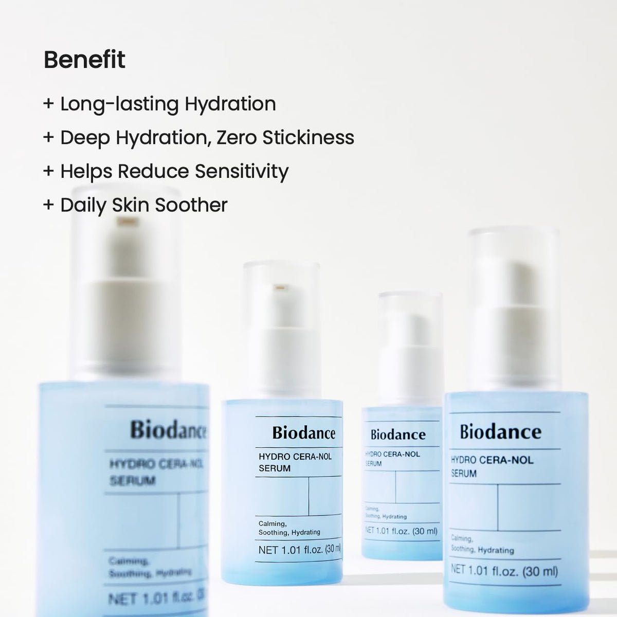 BIODANCE Hydro Cera-nol Serum application on skin