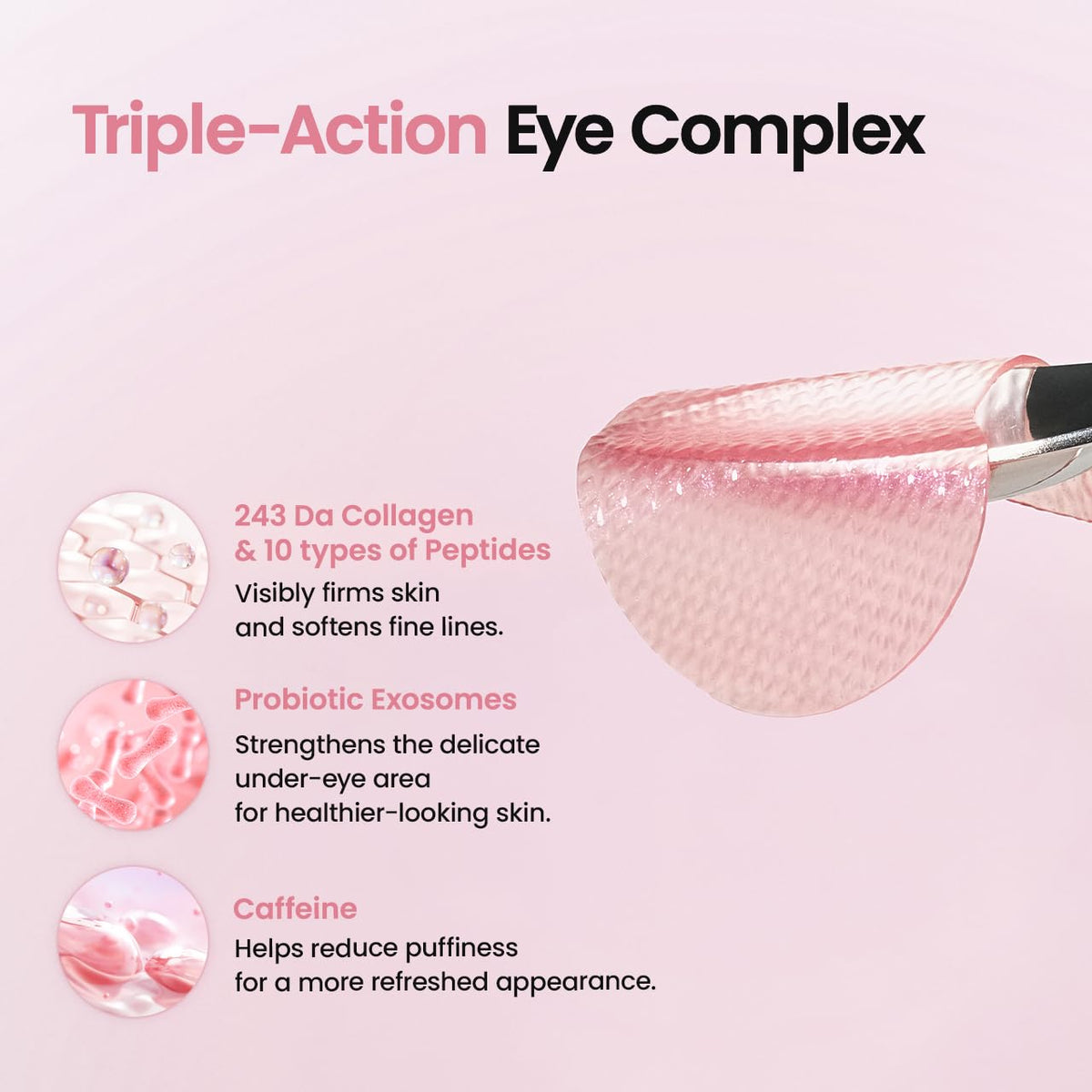 BIODANCE Hydrogel Eye Patches with ingredients list
