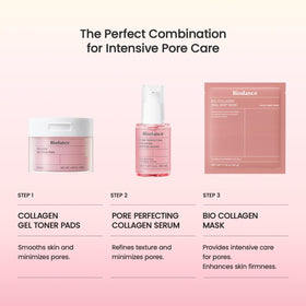BIODANCE Pore Perfecting Collagen Peptide Serum with other skincare products
