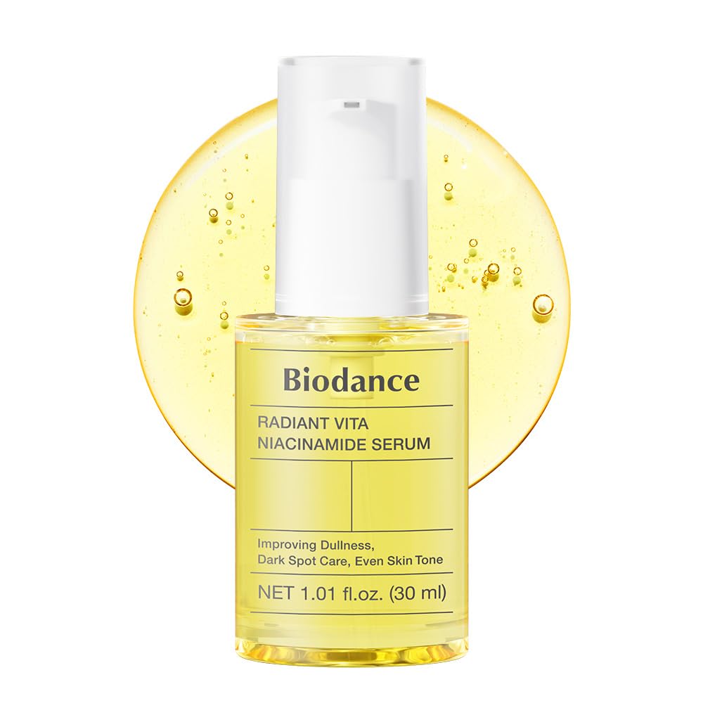 BIODANCE Radiant Vita Niacinamide Serum front view with 1.01 floz bottle
