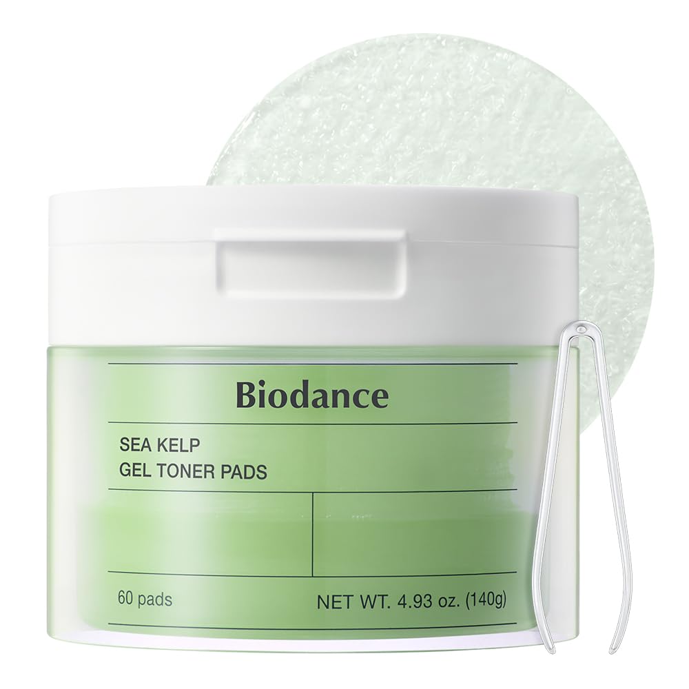 BIODANCE Sea Kelp Gel Toner Pads front view with packaging