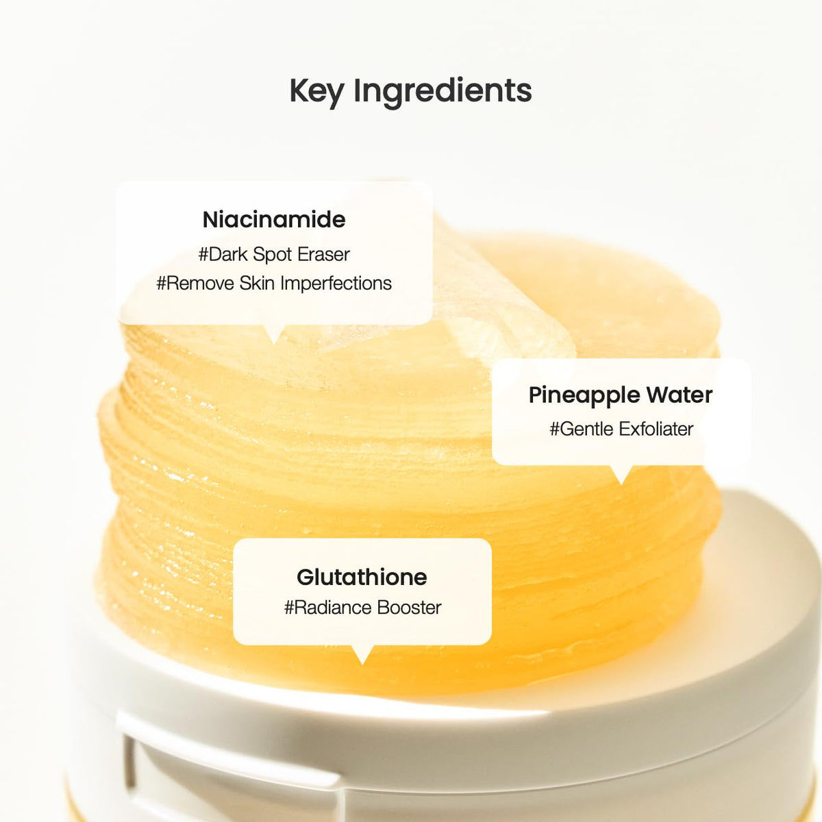 BIODANCE toner pads in a skincare routine setup