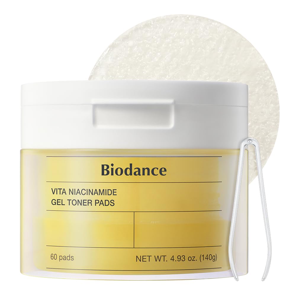 BIODANCE Vita Niacinamide Gel Toner Pads packaging front view