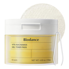 BIODANCE Vita Niacinamide Gel Toner Pads packaging front view